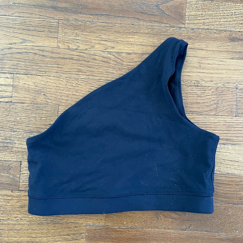 Splits59 Black One-Shoulder Sports Bra